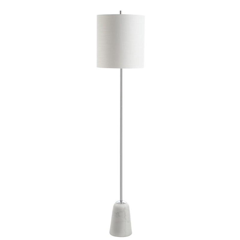 Lincoln 62.5" Marble/Metal LED Floor Lamp - JONATHAN Y
