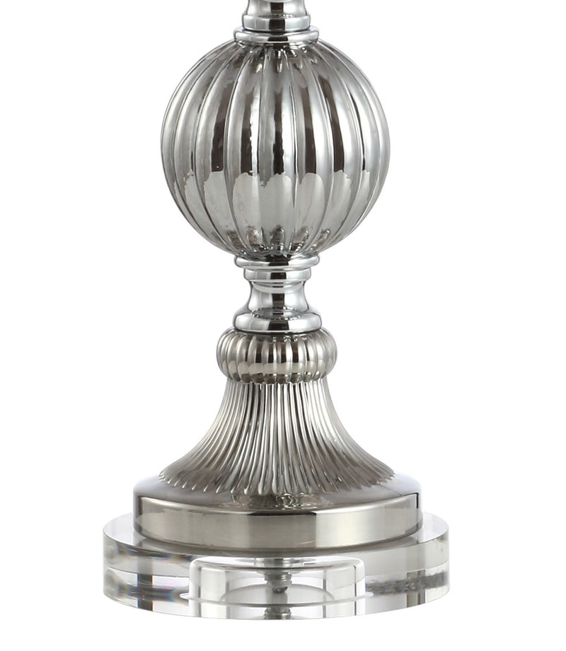 Vivienne 31" Triple Sphere Glass/Crystal LED Table Lamp - JONATHAN Y