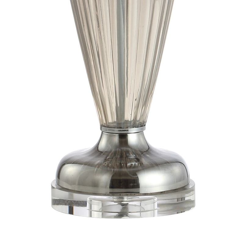 Julian 33.5" Glass/Crystal LED Table Lamp - JONATHAN Y
