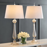 Chloe 32.5" Glass LED Table Lamp - JONATHAN Y