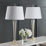 Caterina 32" Glass LED Table Lamp - JONATHAN Y