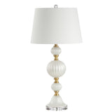 Maddie 30" Glass/Crystal LED Table Lamp - JONATHAN Y