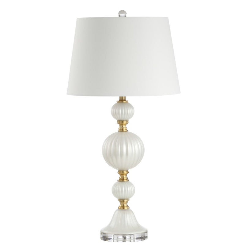 Maddie 30" Glass/Crystal LED Table Lamp - JONATHAN Y