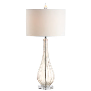 Dew Drop 32.75" Glass/Crystal LED Table Lamp - JONATHAN Y