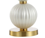 Gillian 33.7" Glass LED Table Lamp - JONATHAN Y