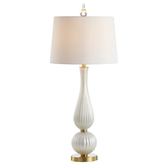 Gillian 33.7" Glass LED Table Lamp - JONATHAN Y