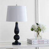 Maddie 28" Glass/Metal LED Table Lamp - JONATHAN Y