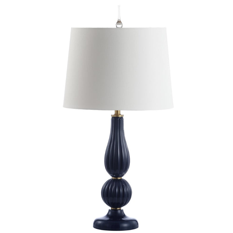 Maddie 28" Glass/Metal LED Table Lamp - JONATHAN Y