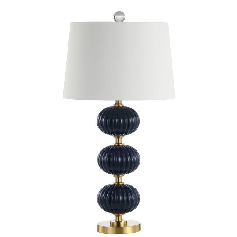 Carter 29.7" Glass LED Table Lamp - JONATHAN Y