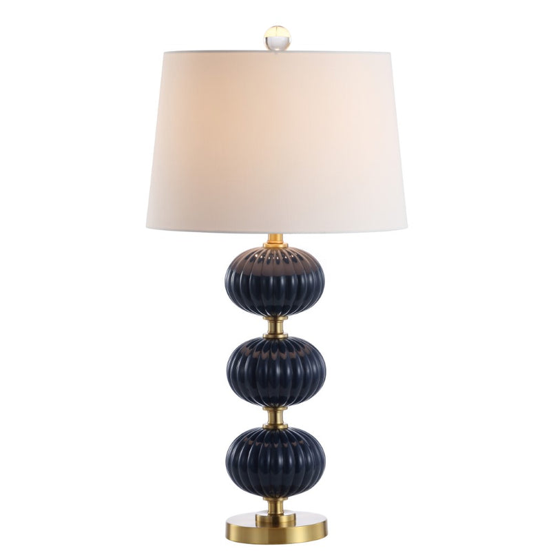 Carter 29.7" Glass LED Table Lamp - JONATHAN Y