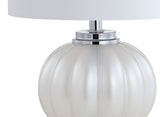Pearl 17.5" Glass/Crystal LED Table Lamp - JONATHAN Y