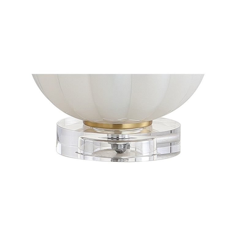 Pearl 17.5" Glass/Crystal LED Table Lamp - JONATHAN Y