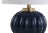 Pearl 17.5" Glass/Crystal LED Table Lamp - JONATHAN Y