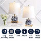 Dana 19.5" Crystal Column/Metal LED Table Lamp Set 2 Clear – ICONS