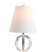 Goddard 16" Crystal Ball/Metal LED Table Lamp - JONATHAN Y