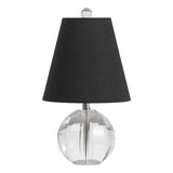 Goddard 16" Crystal Ball/Metal LED Table Lamp - JONATHAN Y