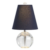 Goddard 16" Crystal Ball/Metal LED Table Lamp - JONATHAN Y