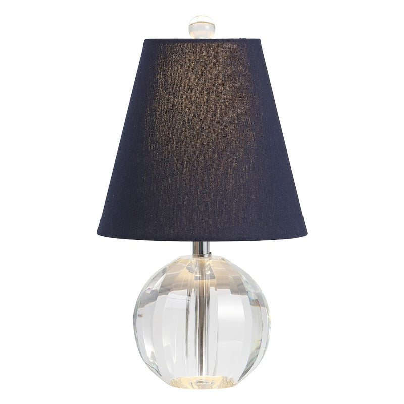 Goddard 16" Crystal Ball/Metal LED Table Lamp - JONATHAN Y