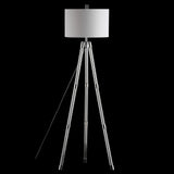 Arliss 60" Surveyor's Tripod Metal/Crystal LED Floor Lamp - JONATHAN Y