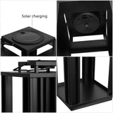 Leland Modern Industrial Integrated Indoor/Outdoor LED Solar Powered Lanterns