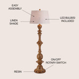 Taylor 67" Resin LED Floor Lamp