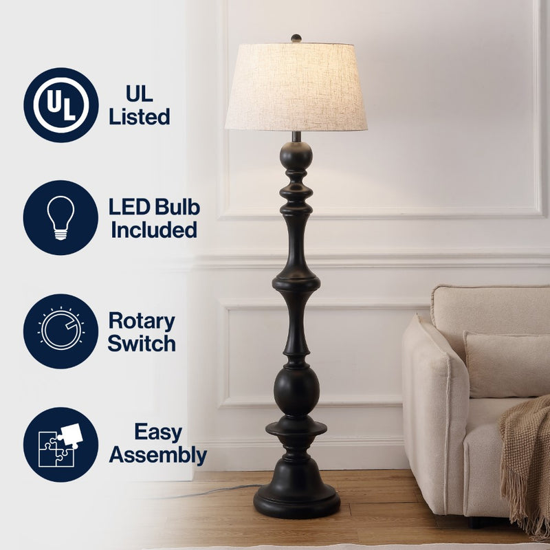 Taylor 67" Resin LED Floor Lamp