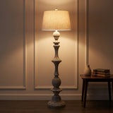 Taylor 67" Resin LED Floor Lamp Gray Wash – AI-ON