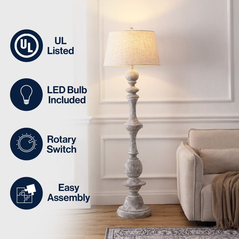 Taylor 67" Resin LED Floor Lamp