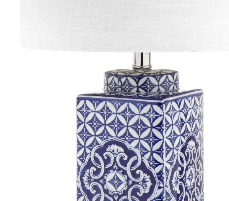 Choi 23" Chinoiserie LED Table Lamp - JONATHAN Y
