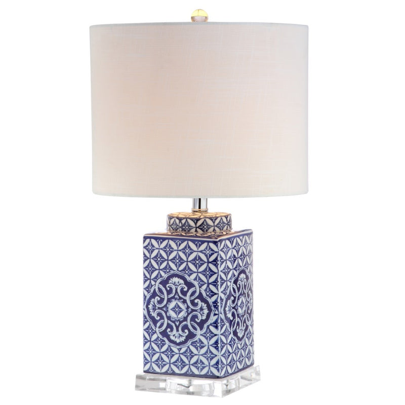 Choi 23" Chinoiserie LED Table Lamp - JONATHAN Y