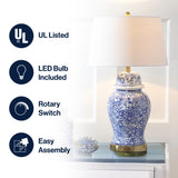 Ellis 29.5" Ceramic LED Table Lamp