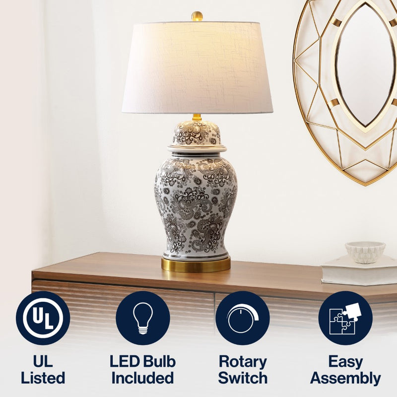 Ellis 29.5" Ceramic LED Table Lamp