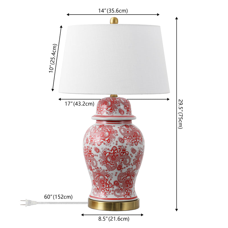 Ellis 29.5" Ceramic LED Table Lamp