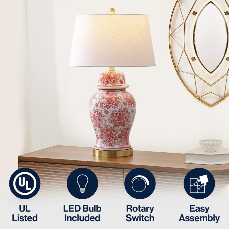 Ellis 29.5" Ceramic LED Table Lamp