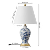 Grace 24" Floral LED Table Lamp - JONATHAN Y