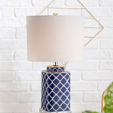 Clarke 23" Chinoiserie LED Table Lamp - JONATHAN Y