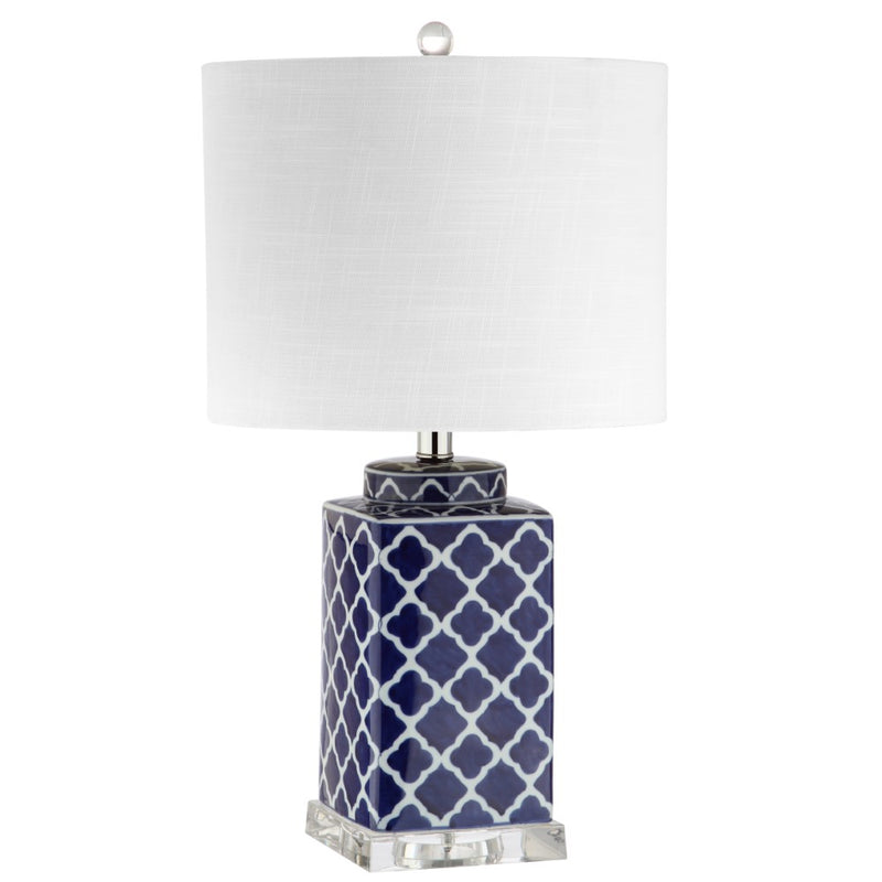 Clarke 23" Chinoiserie LED Table Lamp - JONATHAN Y