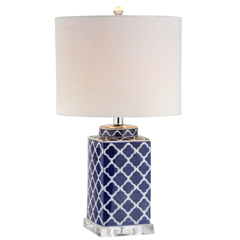 Clarke 23" Chinoiserie LED Table Lamp - JONATHAN Y