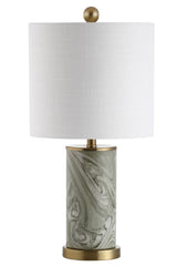 Swirl 20.5" Ceramic LED Table Lamp - JONATHAN Y