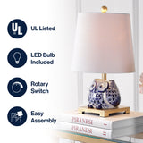 Justina 16" Ceramic Mini LED Table Lamp
