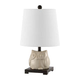 Justina 16" Ceramic Mini LED Table Lamp - JONATHAN Y