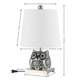 Justina 16" Ceramic Mini LED Table Lamp - JONATHAN Y