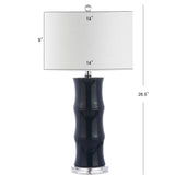 Tiki 26.5" Ceramic LED Table Lamp - JONATHAN Y