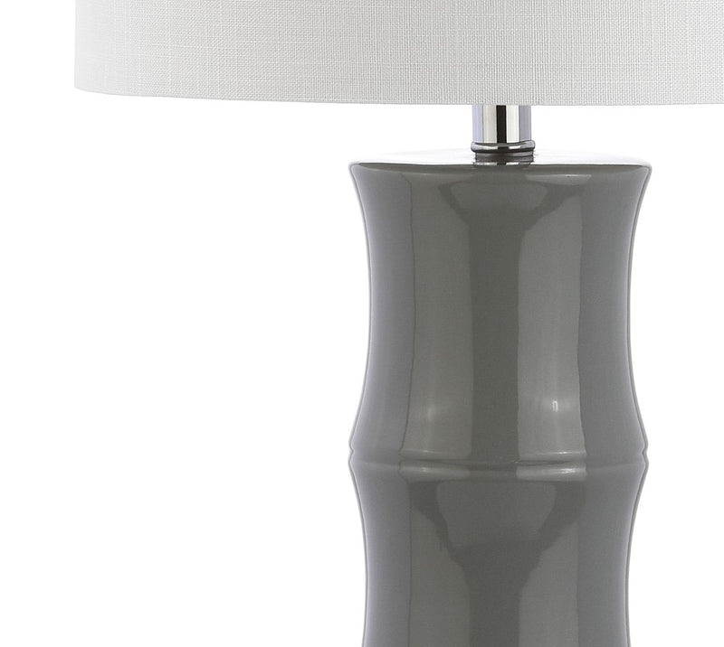 Tiki 26.5" Ceramic LED Table Lamp - JONATHAN Y