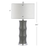 Tiki 26.5" Ceramic LED Table Lamp - JONATHAN Y