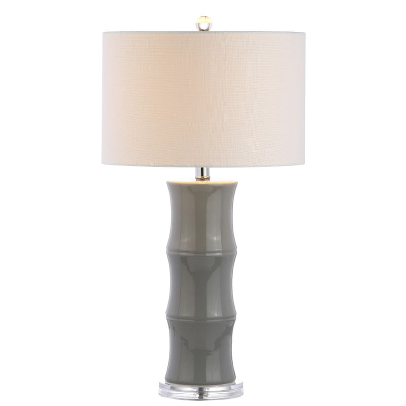 Tiki 26.5" Ceramic LED Table Lamp - JONATHAN Y