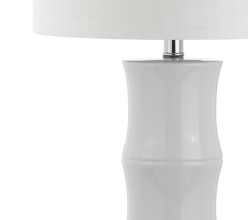 Tiki 26.5" Ceramic LED Table Lamp - JONATHAN Y