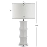 Tiki 26.5" Ceramic LED Table Lamp - JONATHAN Y