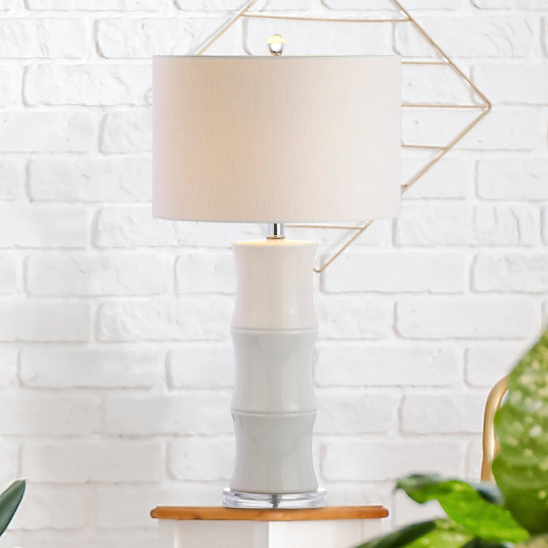 Tiki 26.5" Ceramic LED Table Lamp - JONATHAN Y