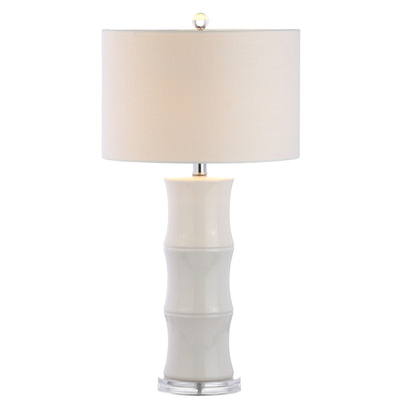 Tiki 26.5" Ceramic LED Table Lamp - JONATHAN Y